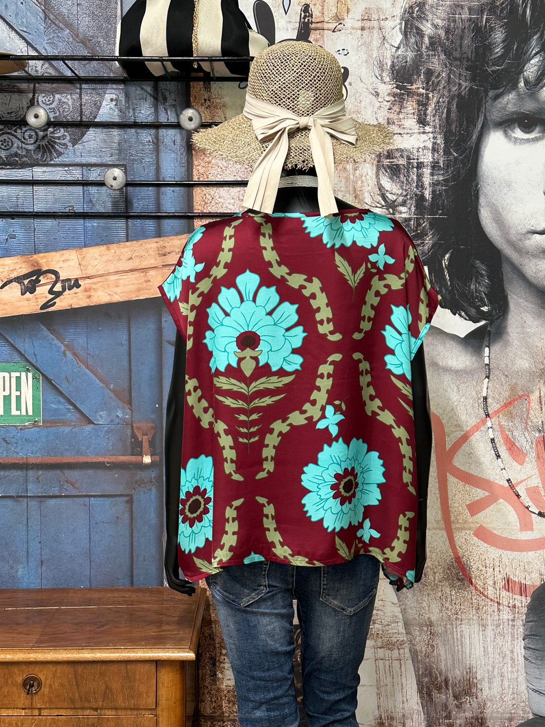Blouse satinée "Aria" soie &amp; viscose (40/44) MADE IN ITALY