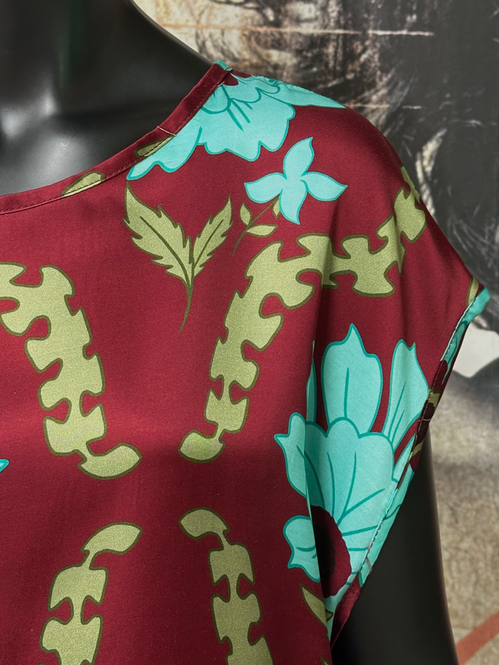 Blouse satinée "Aria" soie &amp; viscose (40/44) MADE IN ITALY