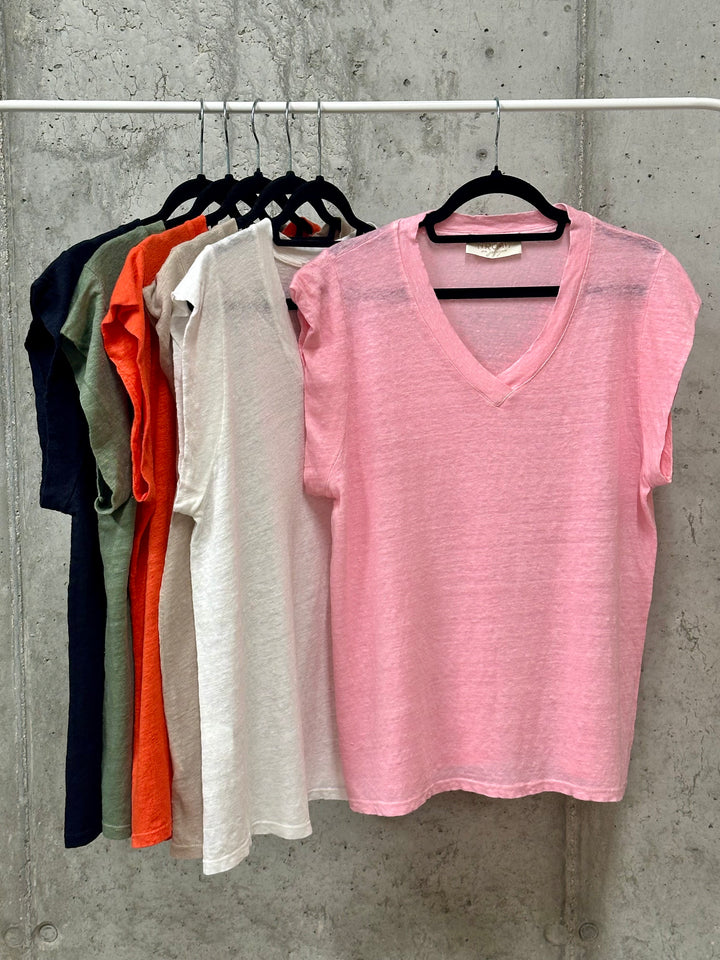 T-shirt "Nelson" 100% lin (38/42) MADE IN ITALY