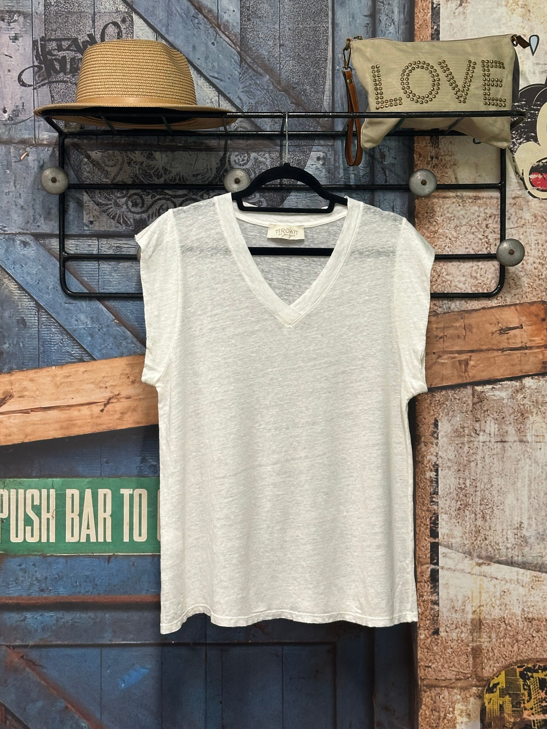 T-shirt "Nelson" 100% lin (38/42) MADE IN ITALY