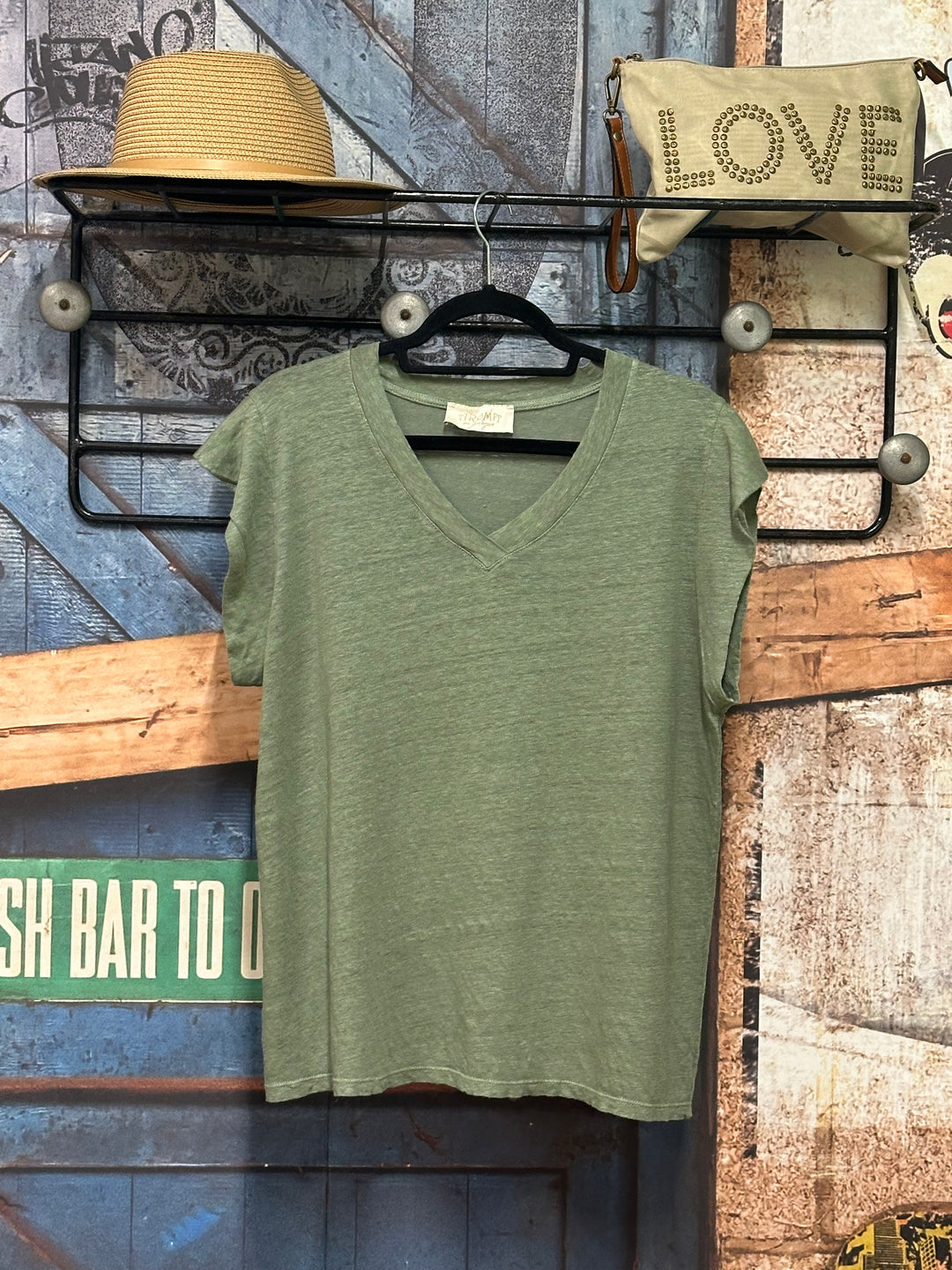 T-shirt "Nelson" 100% lin (38/42) MADE IN ITALY