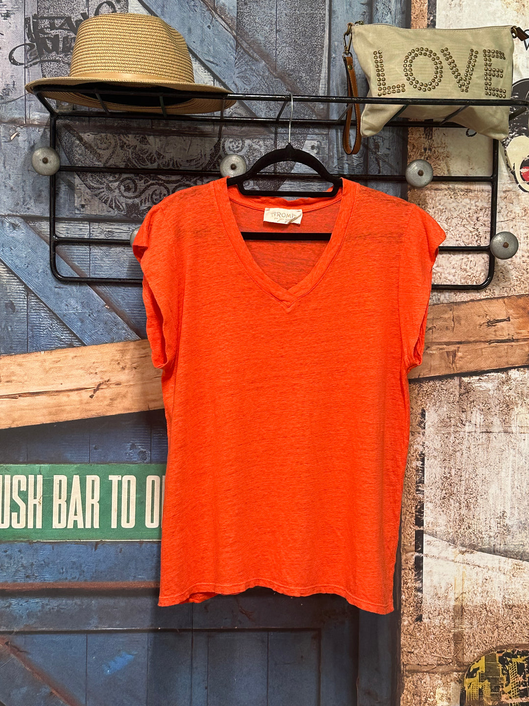 T-shirt "Nelson" 100% lin (38/42) MADE IN ITALY