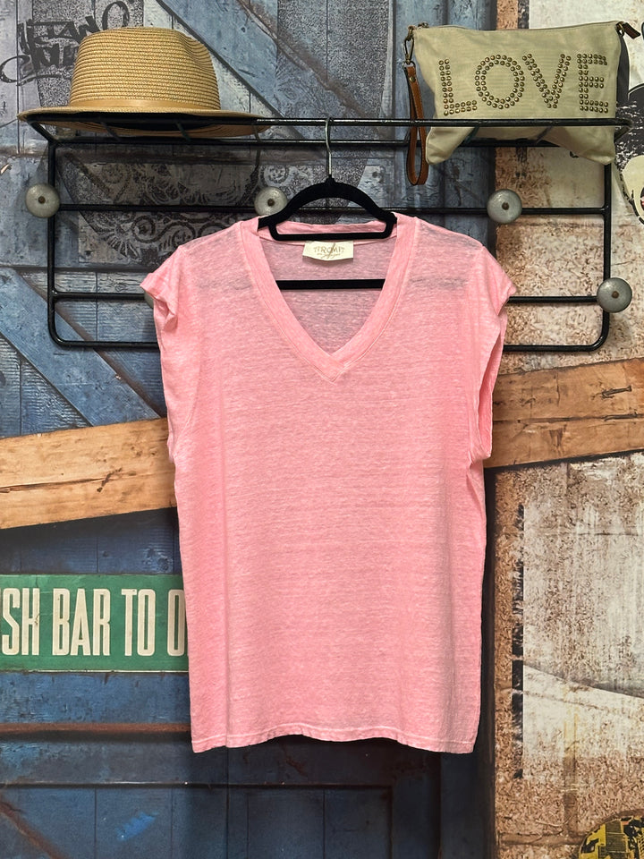T-shirt "Nelson" 100% lin (38/42) MADE IN ITALY
