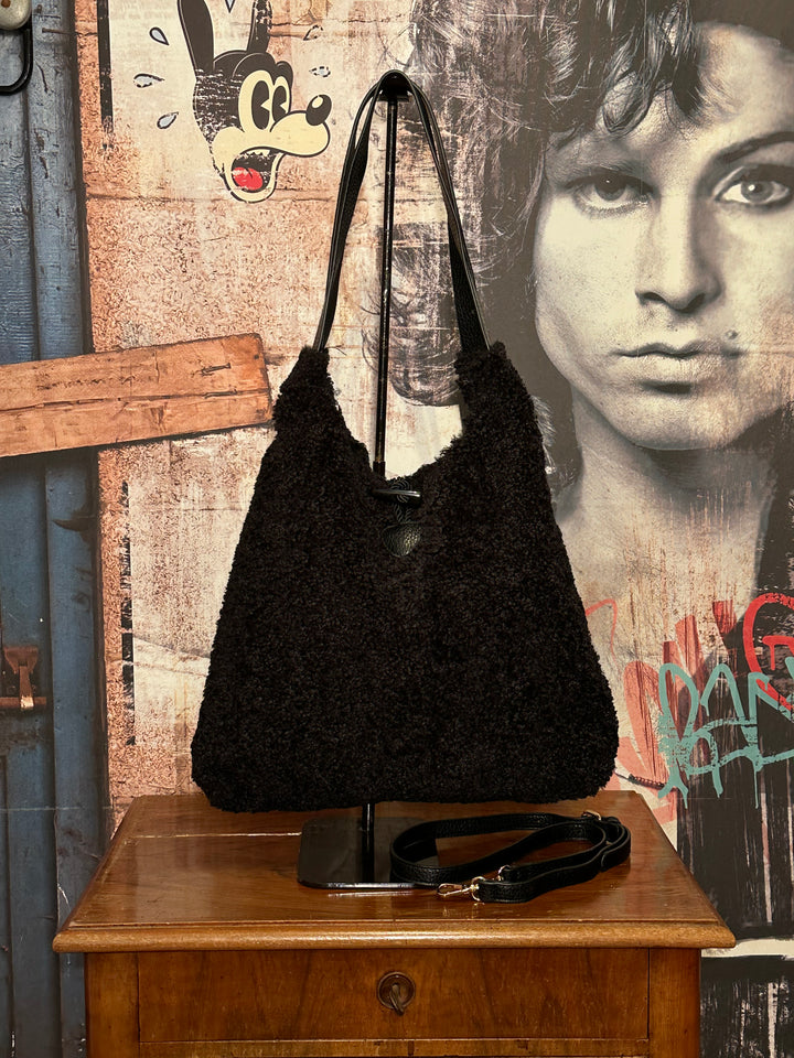 Sac bouclette noir