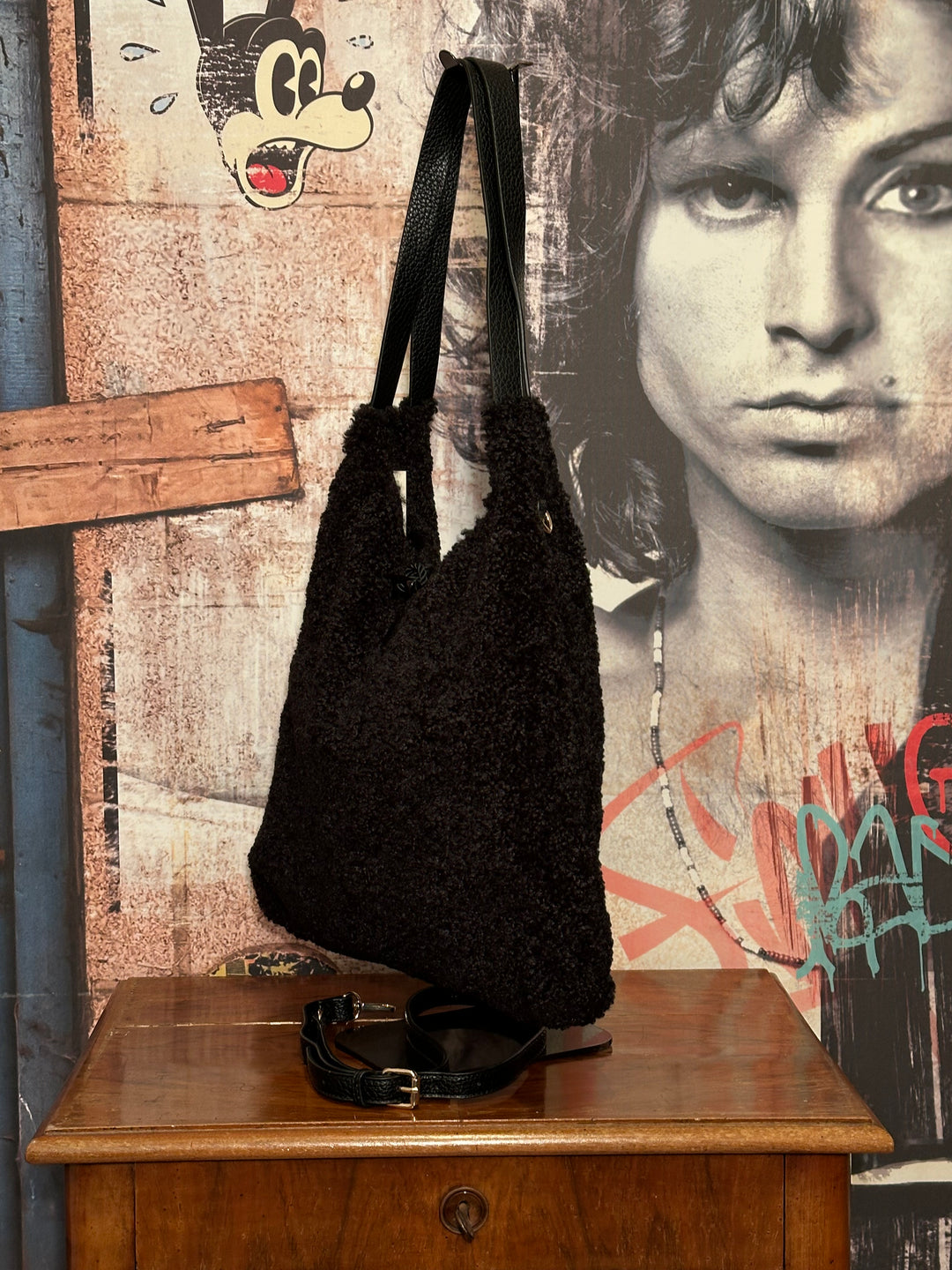 Sac bouclette noir