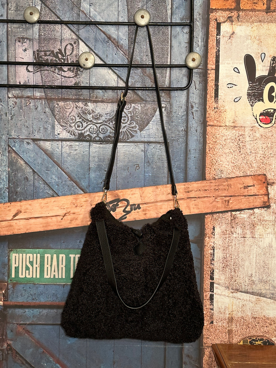 Sac bouclette noir
