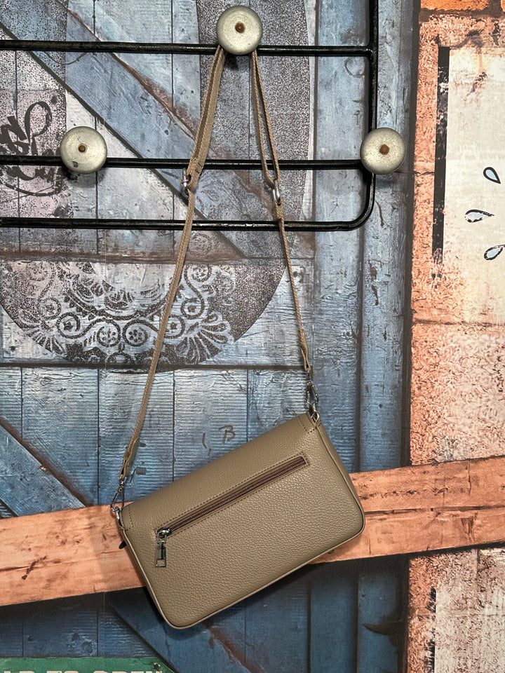 Sac bandoulière "THE MINI BAG" taupe