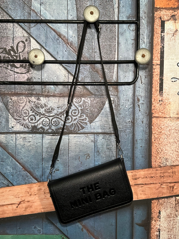 Sac bandoulière "THE MINI BAG" noir