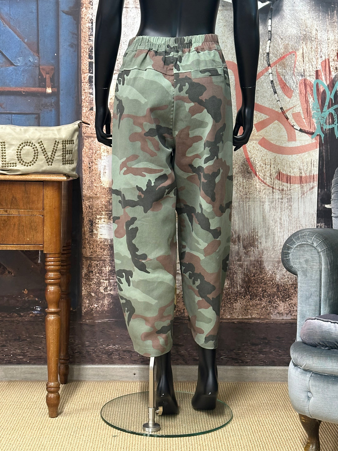 Pantalon "Lucas" style cargo motif  camouflage (38/42) MADE IN ITALY