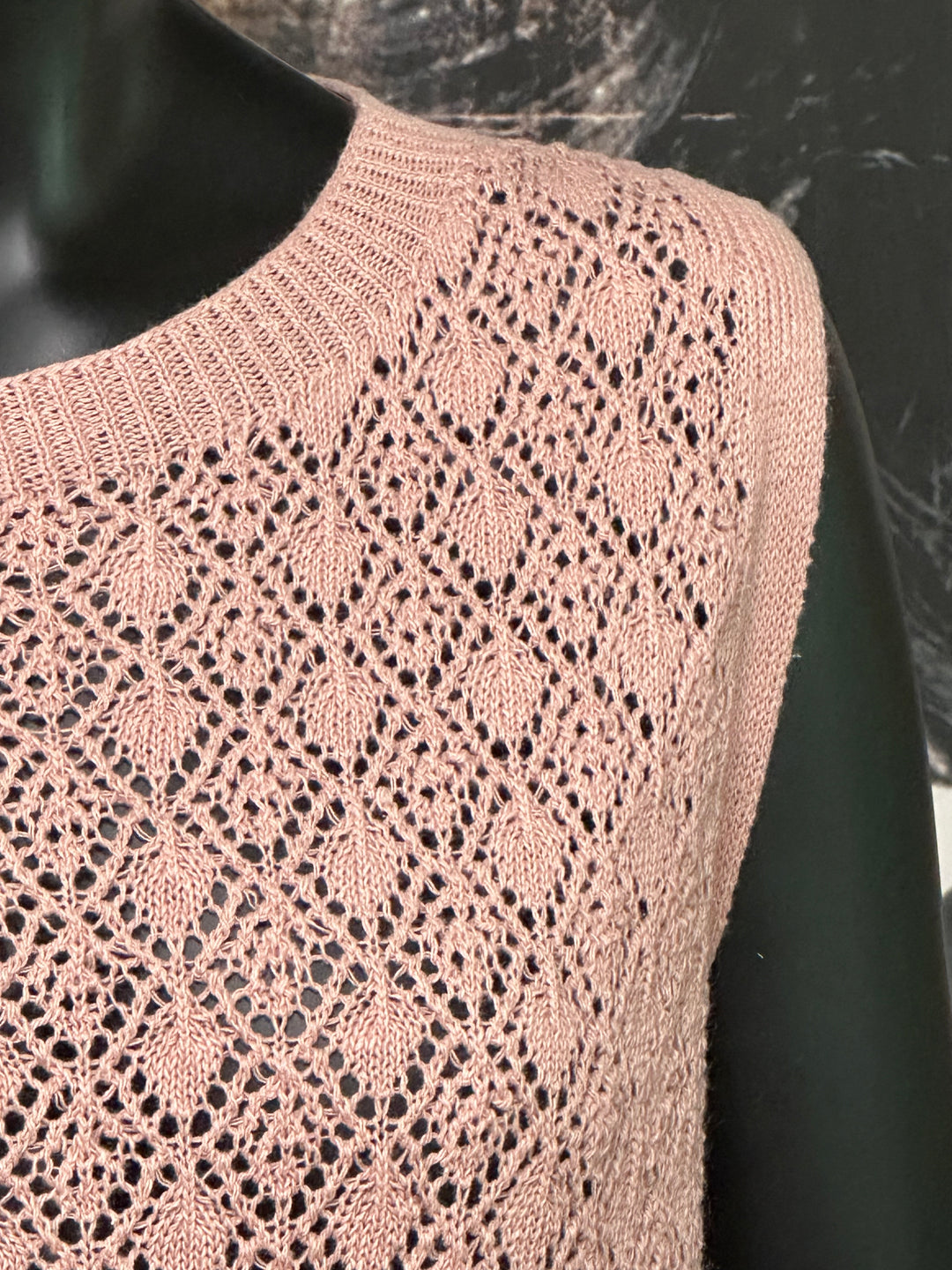 Top "Alix" en maille ajourée (38/42) MADE IN ITALY