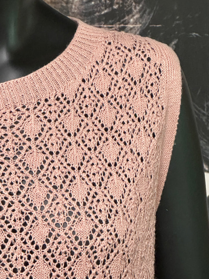 Top "Alix" en maille ajourée (38/42) MADE IN ITALY