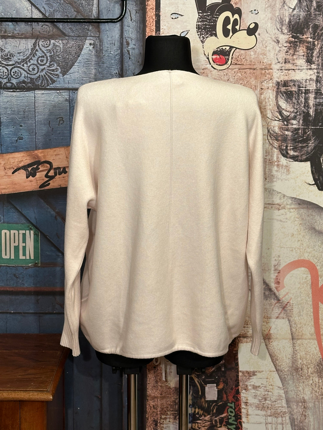 Pull uni ajustable écru (38/42)