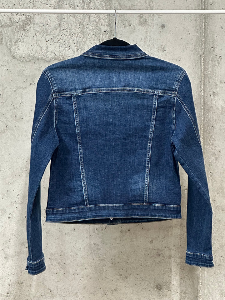Veste en jean stretch "Lana" denim foncé (S 34  ➡️ XXL 42)
