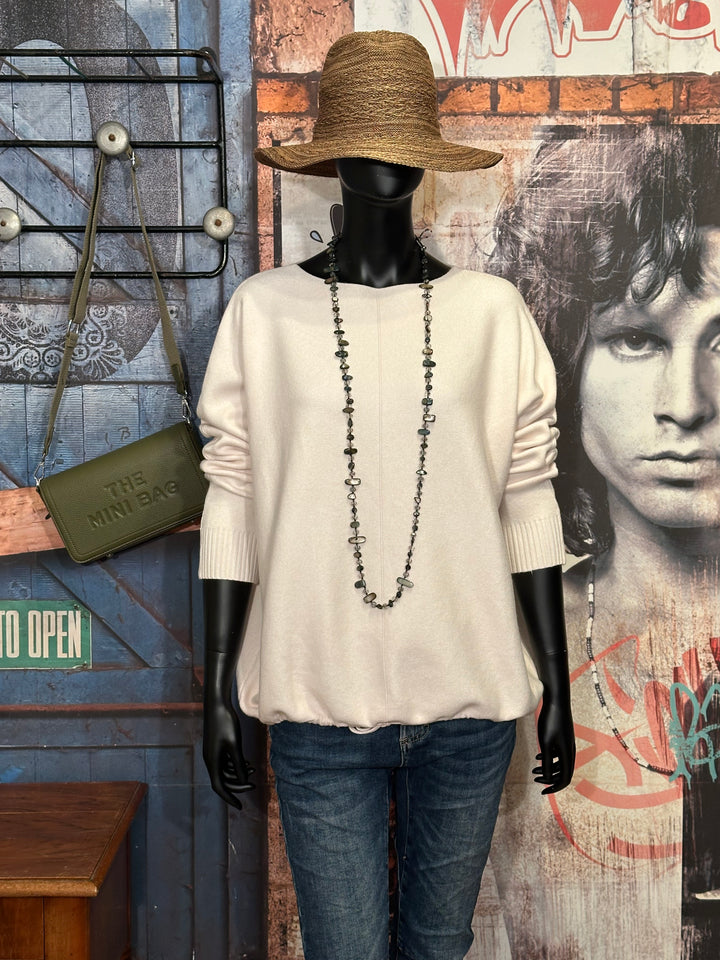 Pull uni ajustable écru (38/42)