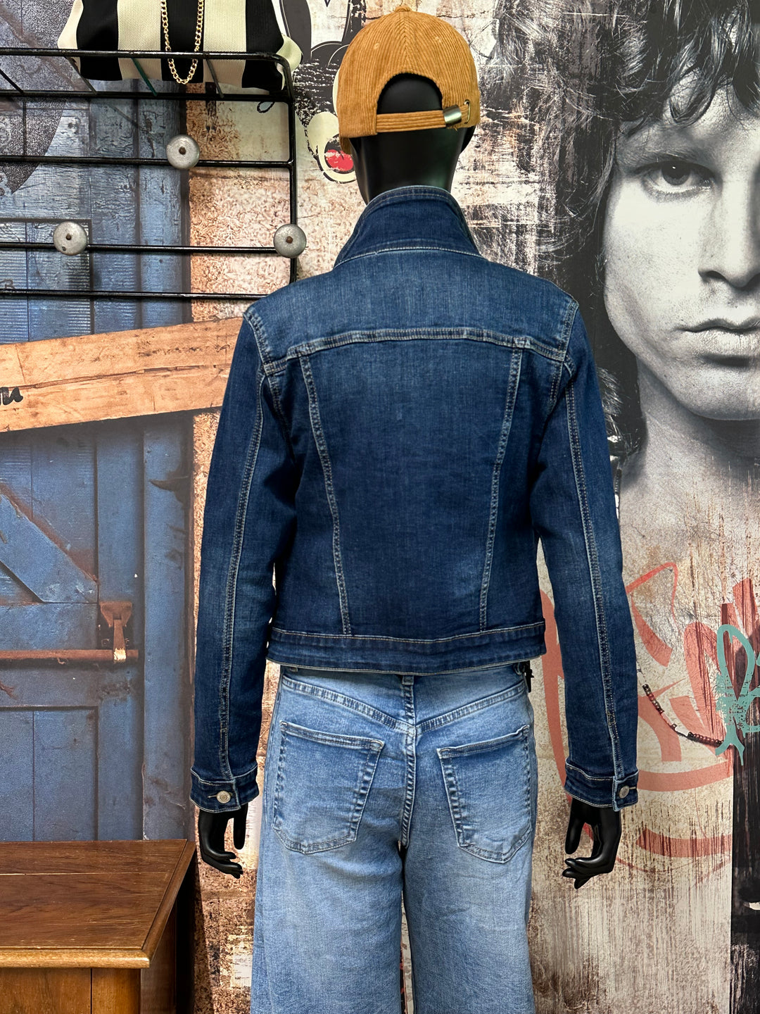 Veste en jean stretch "Lana" denim foncé (S 34  ➡️ XXL 42)