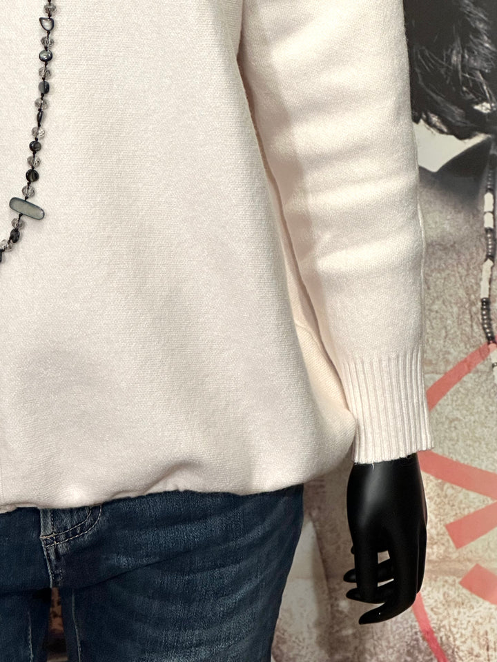Pull uni ajustable écru (38/42)