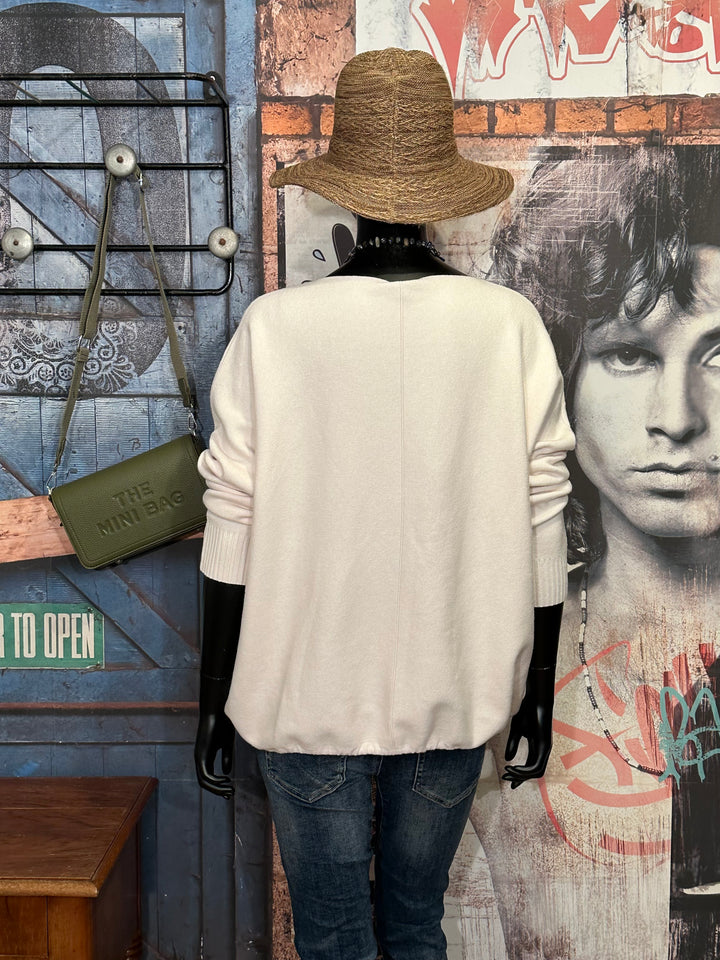 Pull uni ajustable écru (38/42)