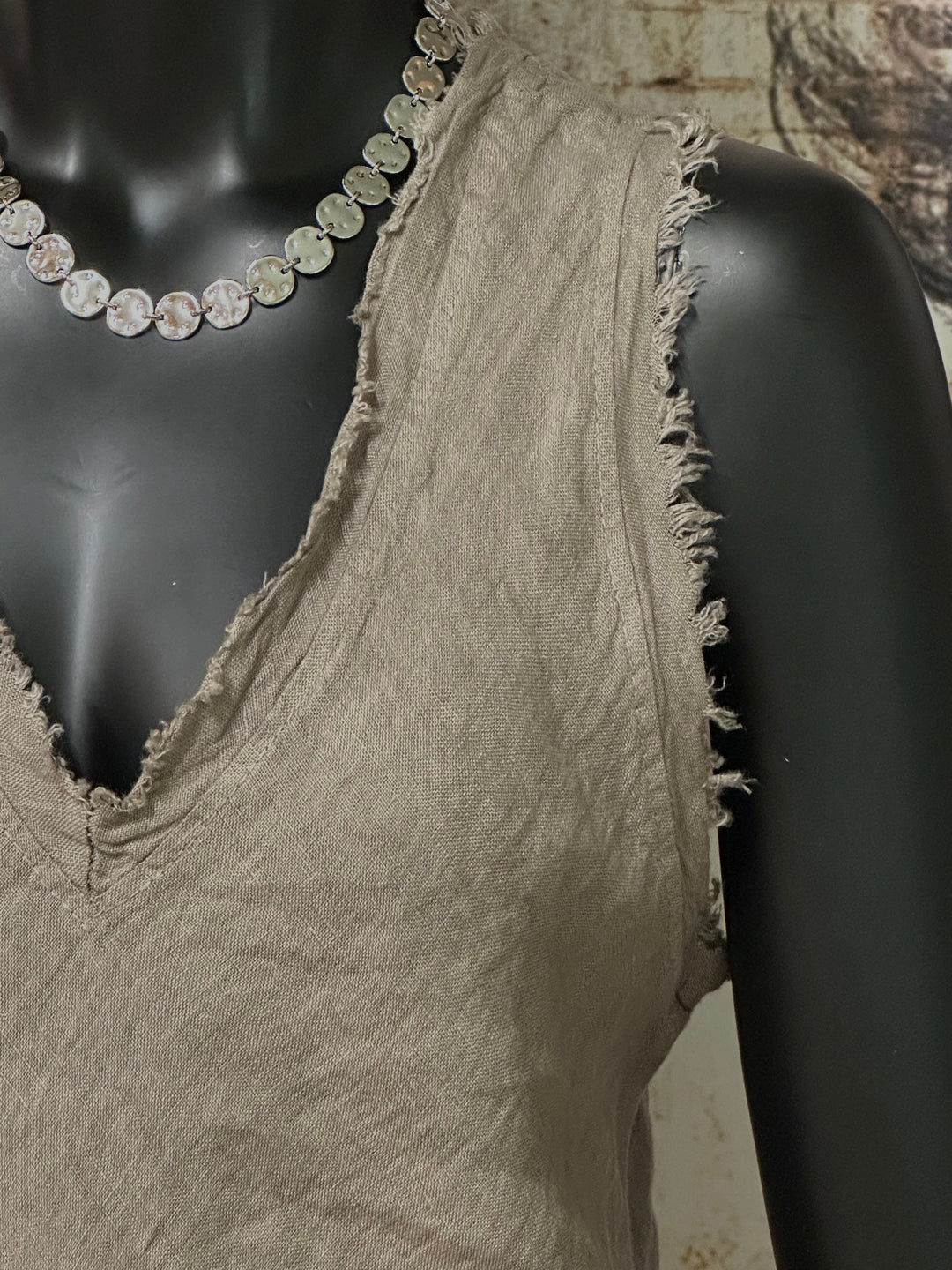 Top "Iris" 100% lin (36/40) MADE IN ITALY