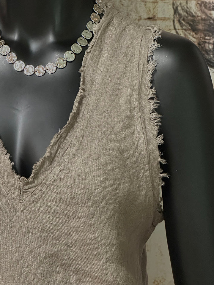 Top "Iris" 100% lin (36/40) MADE IN ITALY