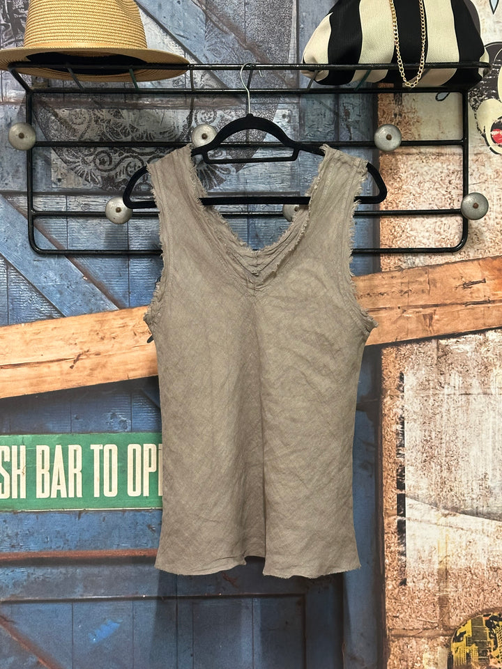 Top "Iris" 100% lin (36/40) MADE IN ITALY