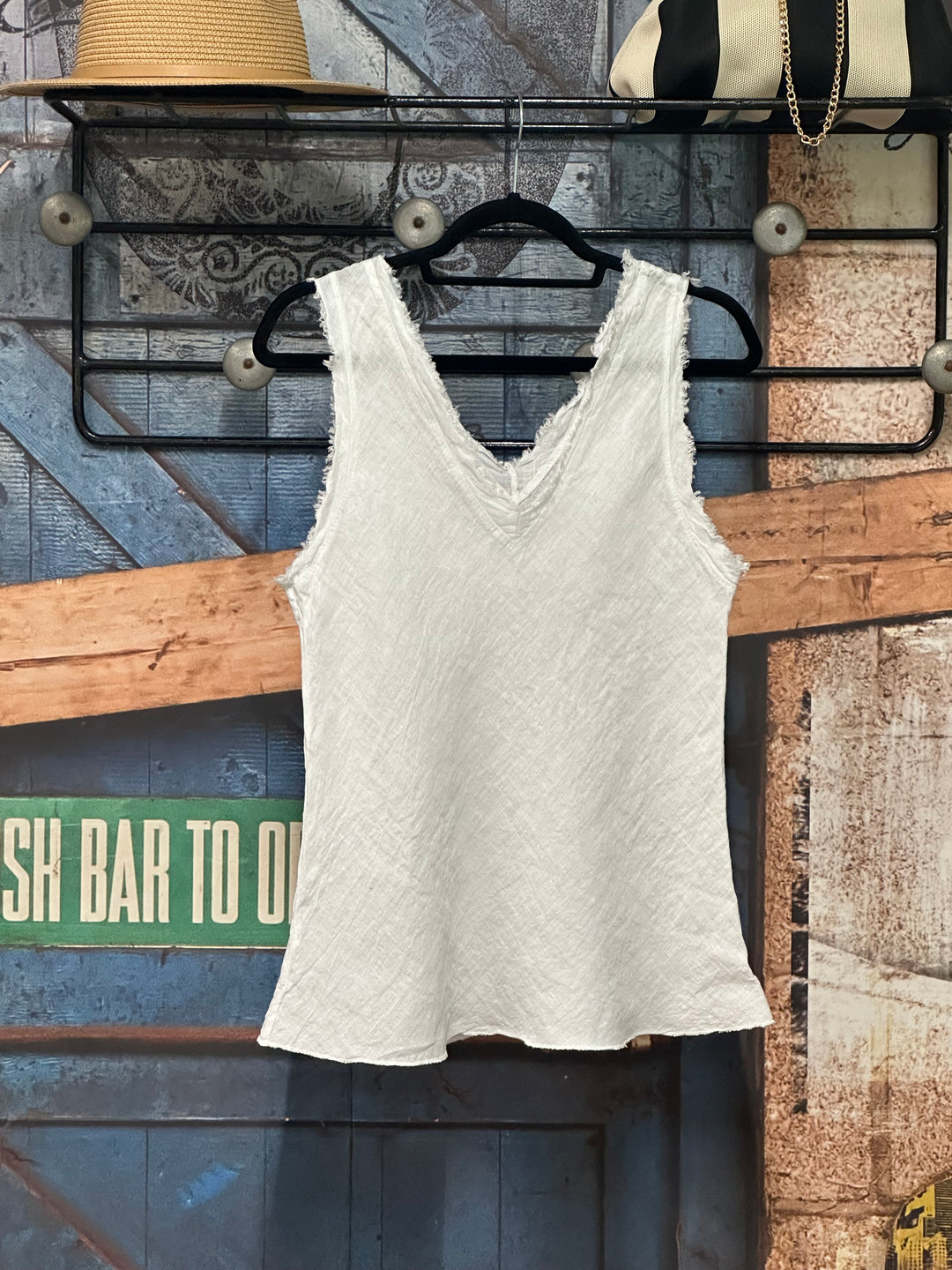 Top "Iris" 100% lin (36/40) MADE IN ITALY