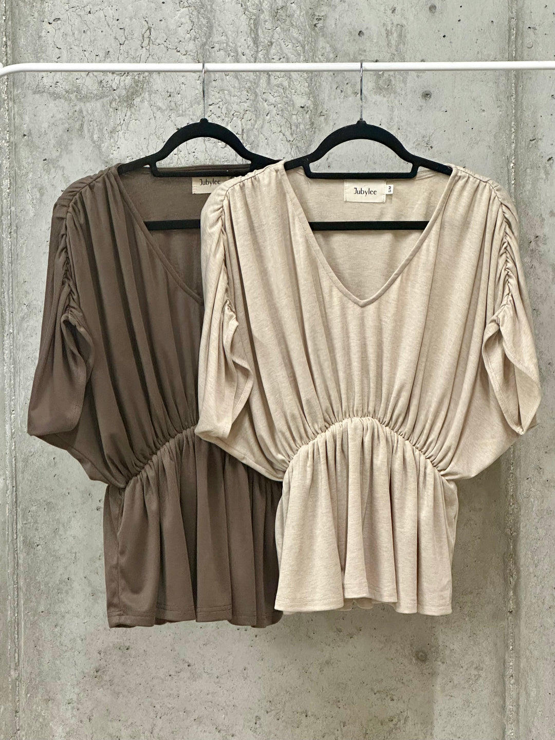 Blouse "Justine" col V (S/M et M/L)