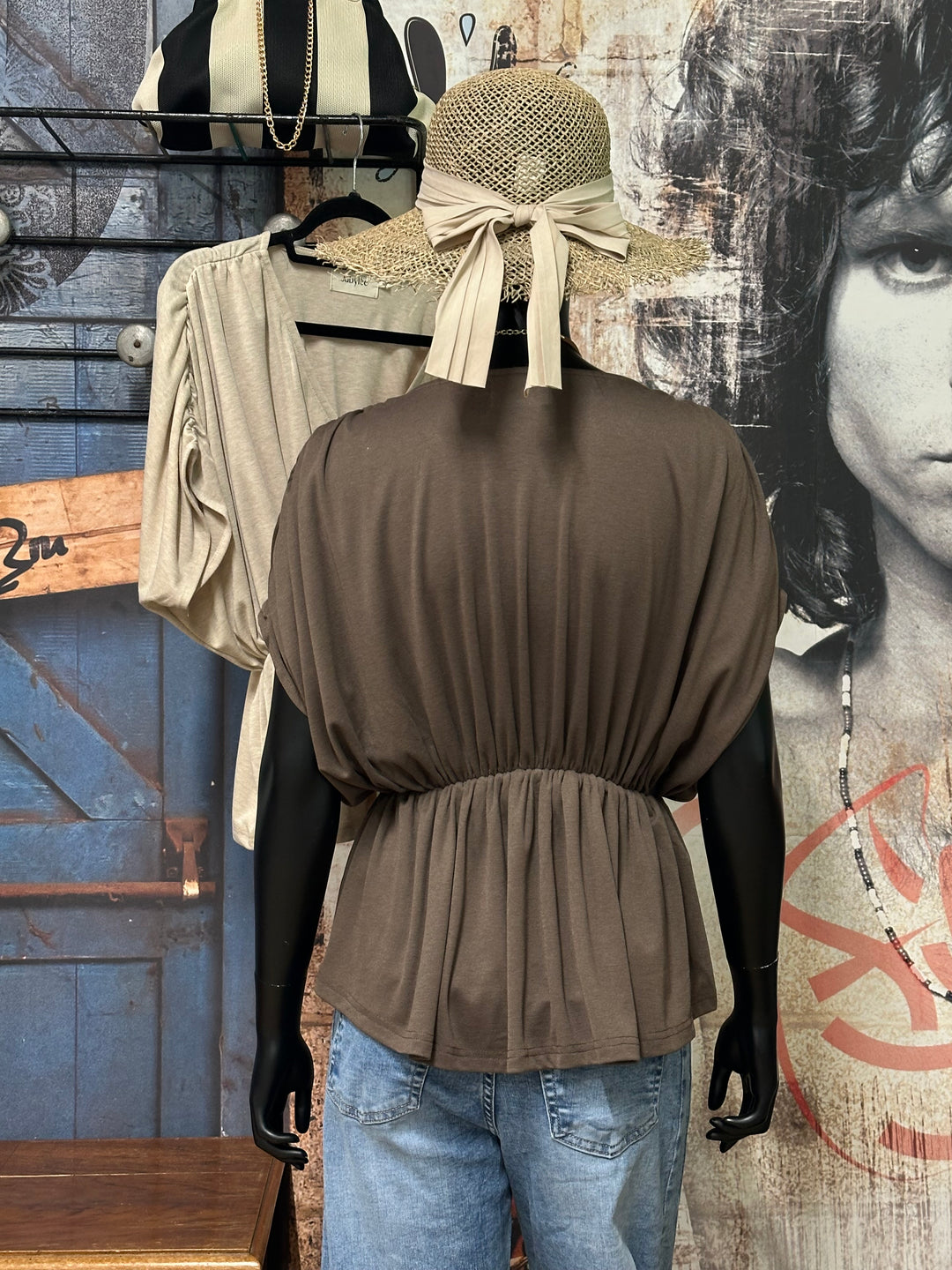 Blouse "Justine" col V (S/M et M/L)