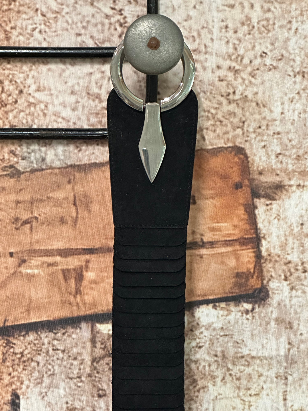 Ceinture élastique "Paloma" en suédine boucle argent