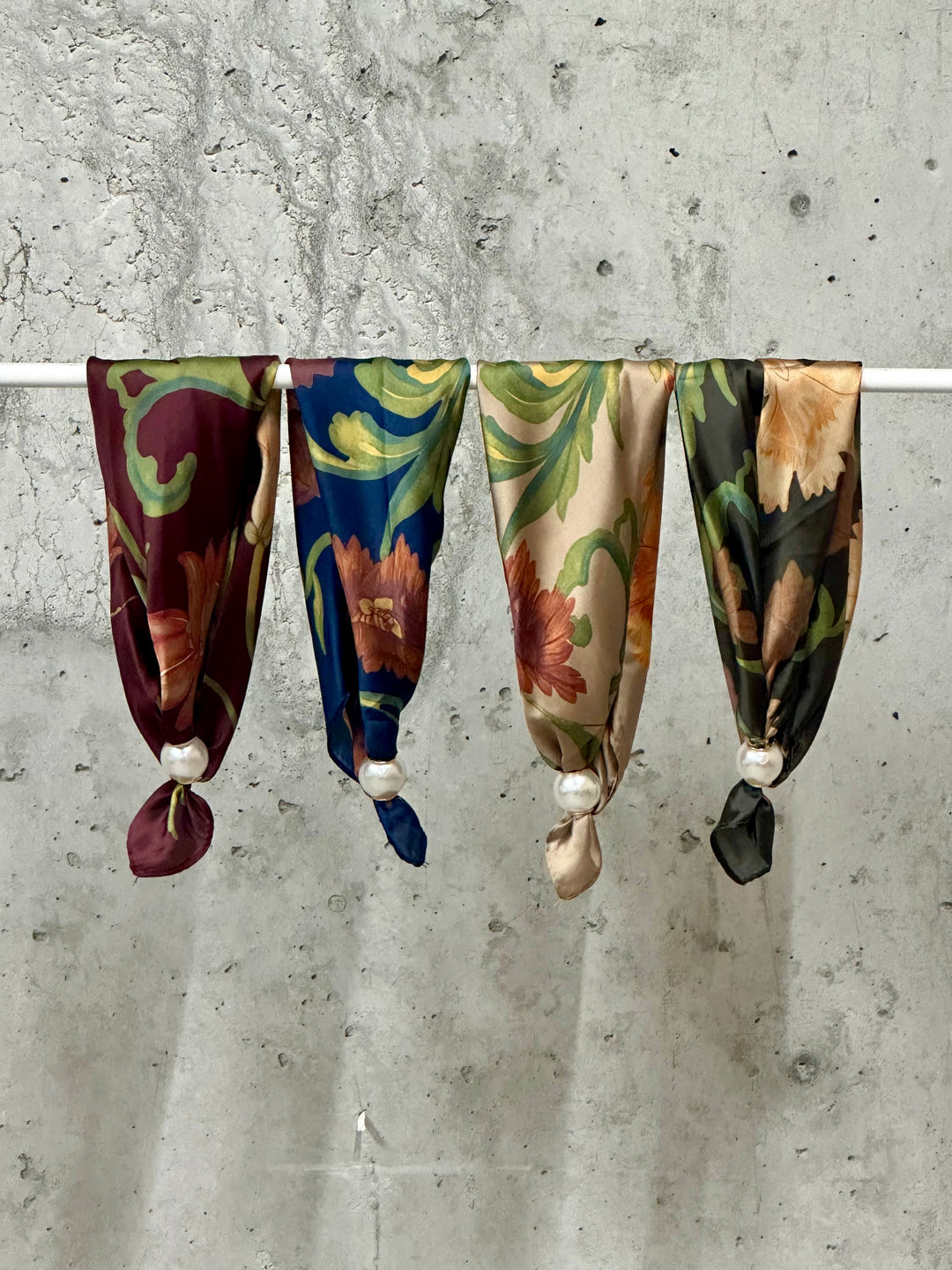 Foulard/tour de cou magnétique "Louna" couleurs automnales
