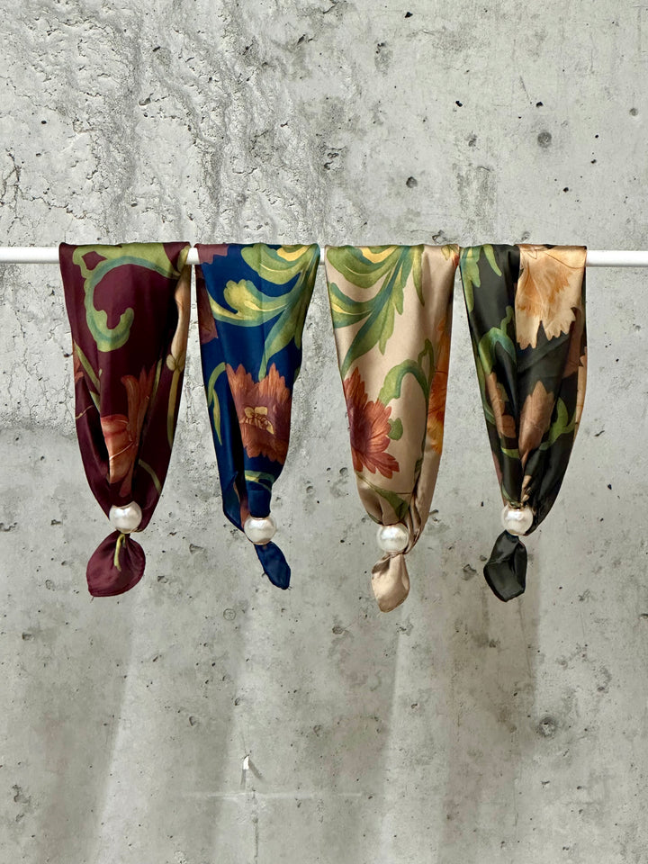 Foulard/tour de cou magnétique "Louna" couleurs automnales
