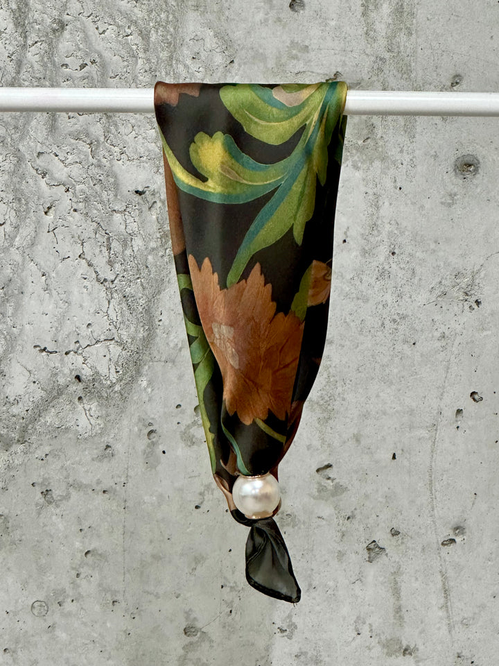 Foulard/tour de cou magnétique "Louna" couleurs automnales