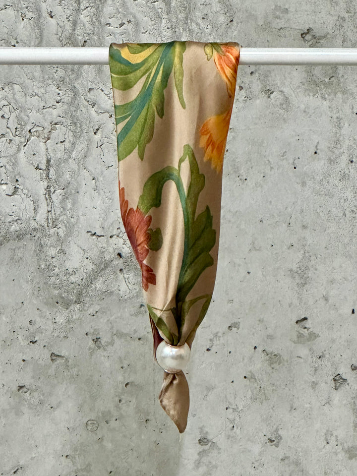 Foulard/tour de cou magnétique "Louna" couleurs automnales