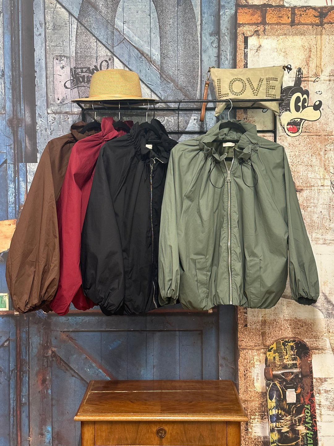 Veste/blouson "Lyana" oversize &amp; coupe-vent (40/46) MADE IN ITALY