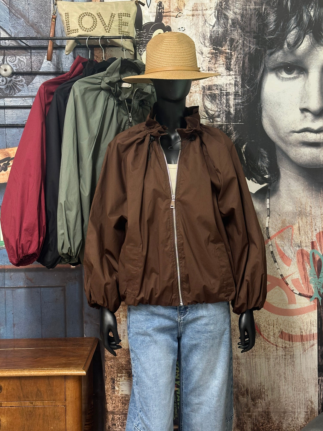 Veste/blouson "Lyana" oversize &amp; coupe-vent (40/46) MADE IN ITALY