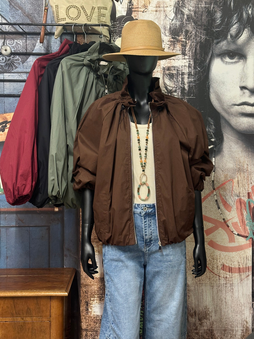 Veste/blouson "Lyana" oversize &amp; coupe-vent (40/46) MADE IN ITALY
