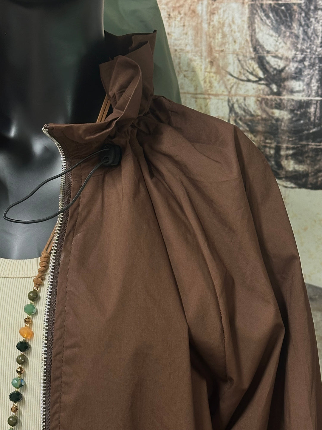 Veste/blouson "Lyana" oversize &amp; coupe-vent (40/46) MADE IN ITALY
