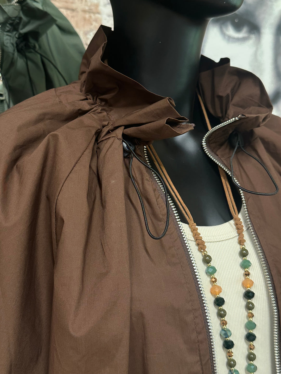 Veste/blouson "Lyana" oversize &amp; coupe-vent (40/46) MADE IN ITALY