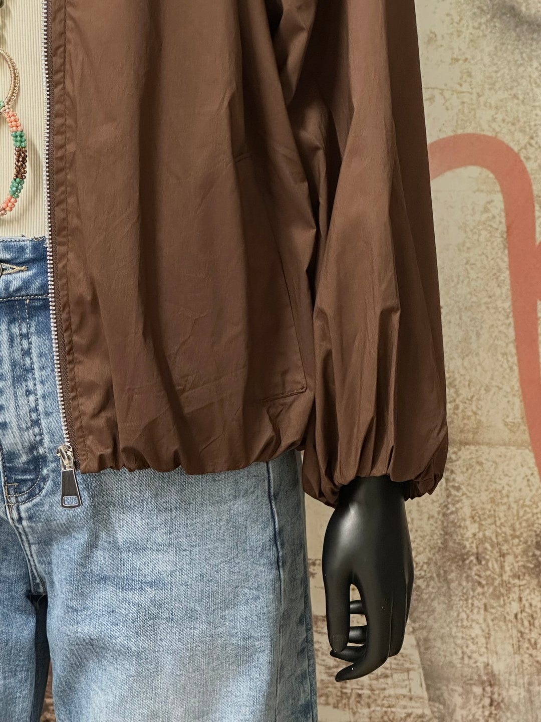 Veste/blouson "Lyana" oversize &amp; coupe-vent (40/46) MADE IN ITALY