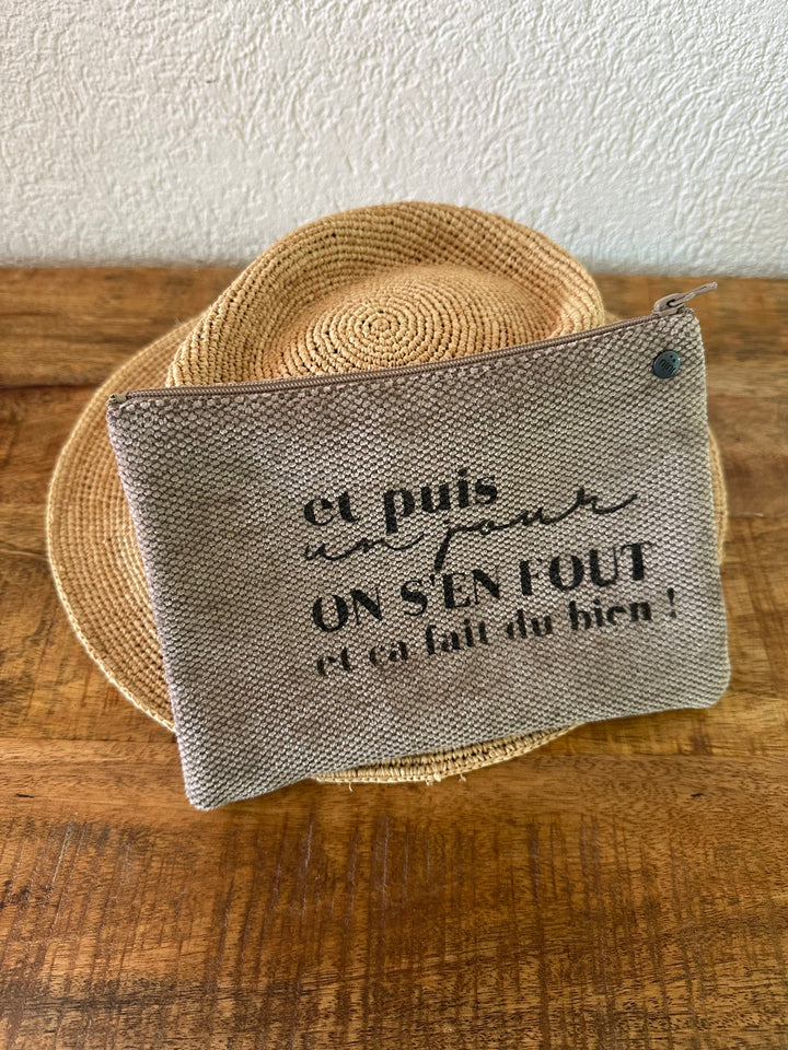 Trousse Lulu "Et puis un jour on s'en fout et ça fait du bien" 100% 🇫🇷