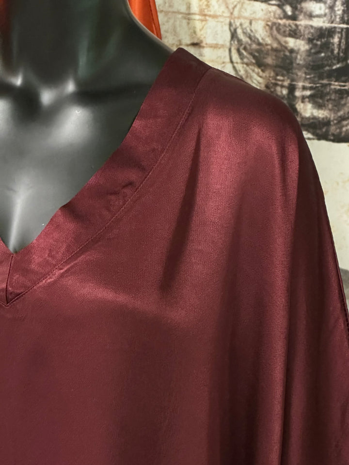 Blouse satinée "Camilla" 100% viscose (42/48) MADE IN ITALY