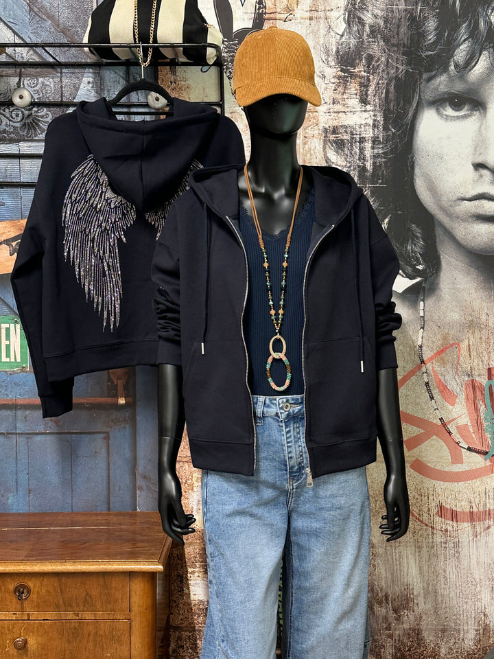 Veste à capuche "Aidan" ailes d&