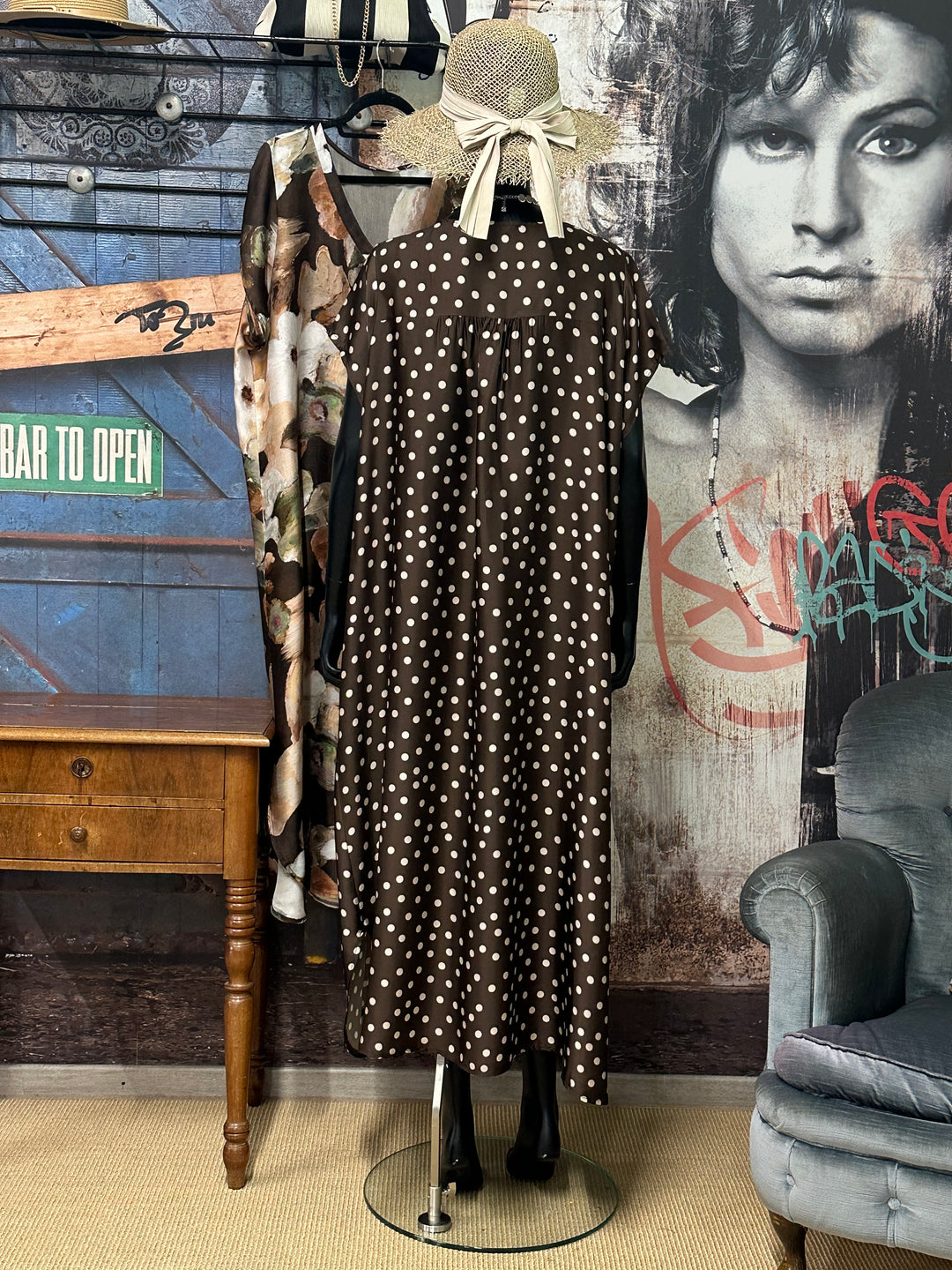 Robe longue"Florence" 100% viscose (42/46) MADE IN ITALY
