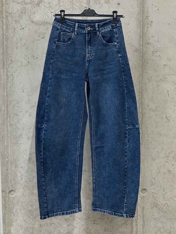 Jean "barrel" dark blue denim "" (38 ➡️ 46)