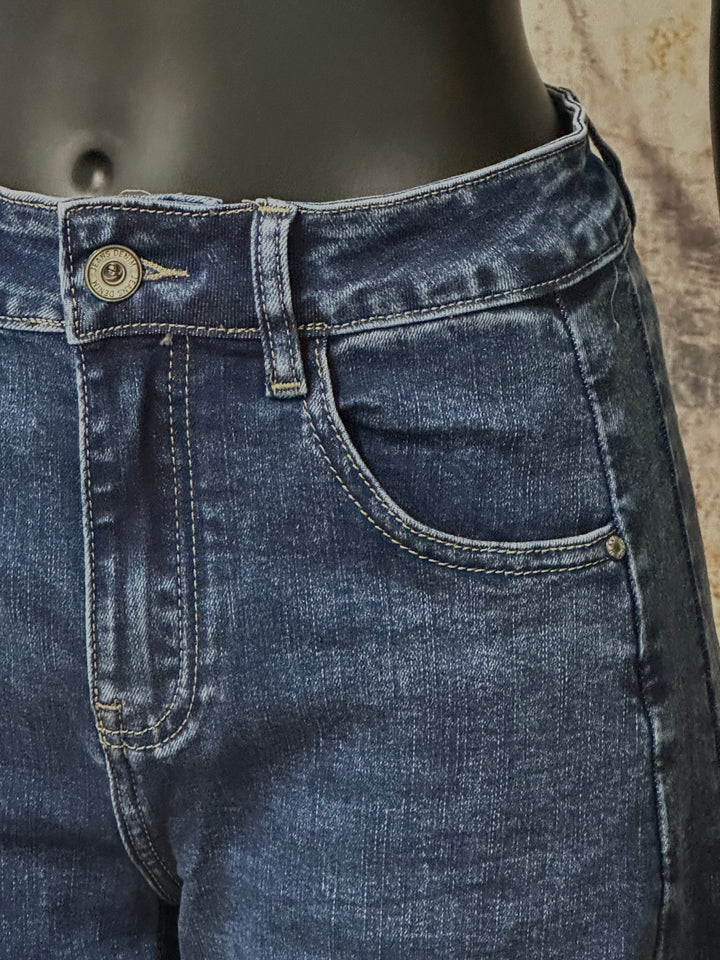 Jean "barrel" dark blue denim "" (38 ➡️ 46)