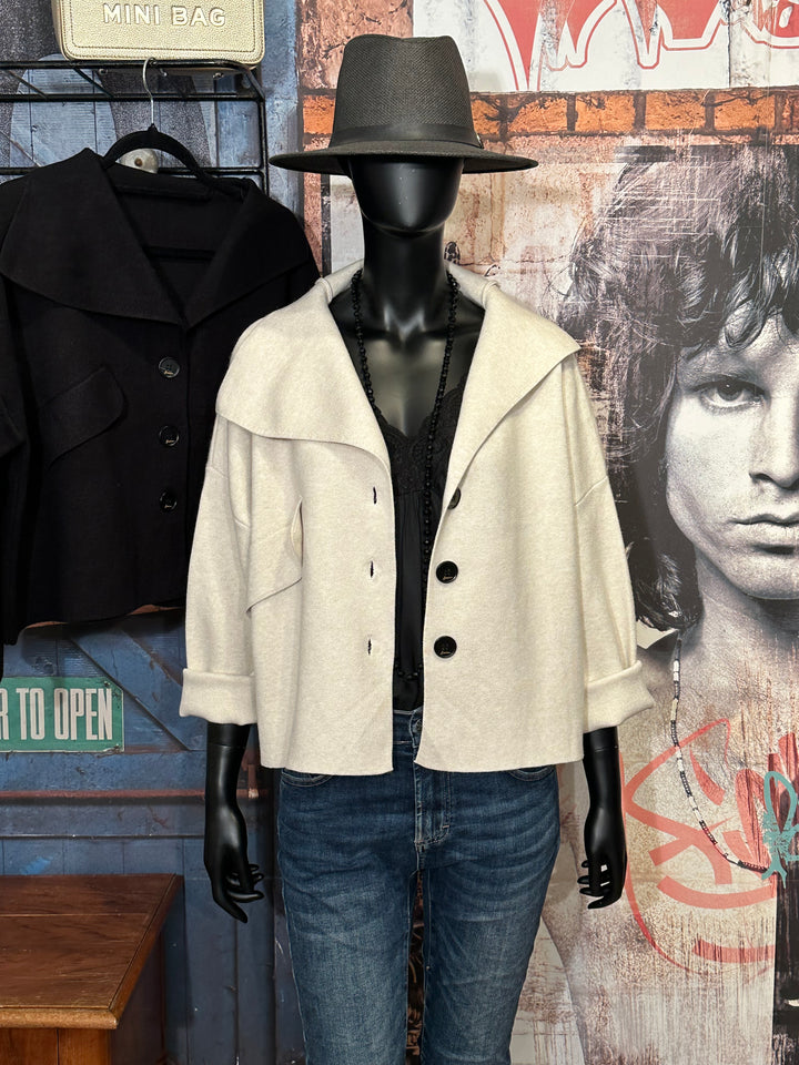 Veste mi-saison courte & oversize (38/42)