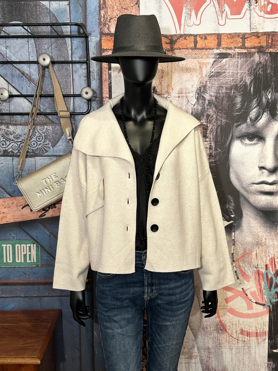 Veste mi-saison courte & oversize (38/42)