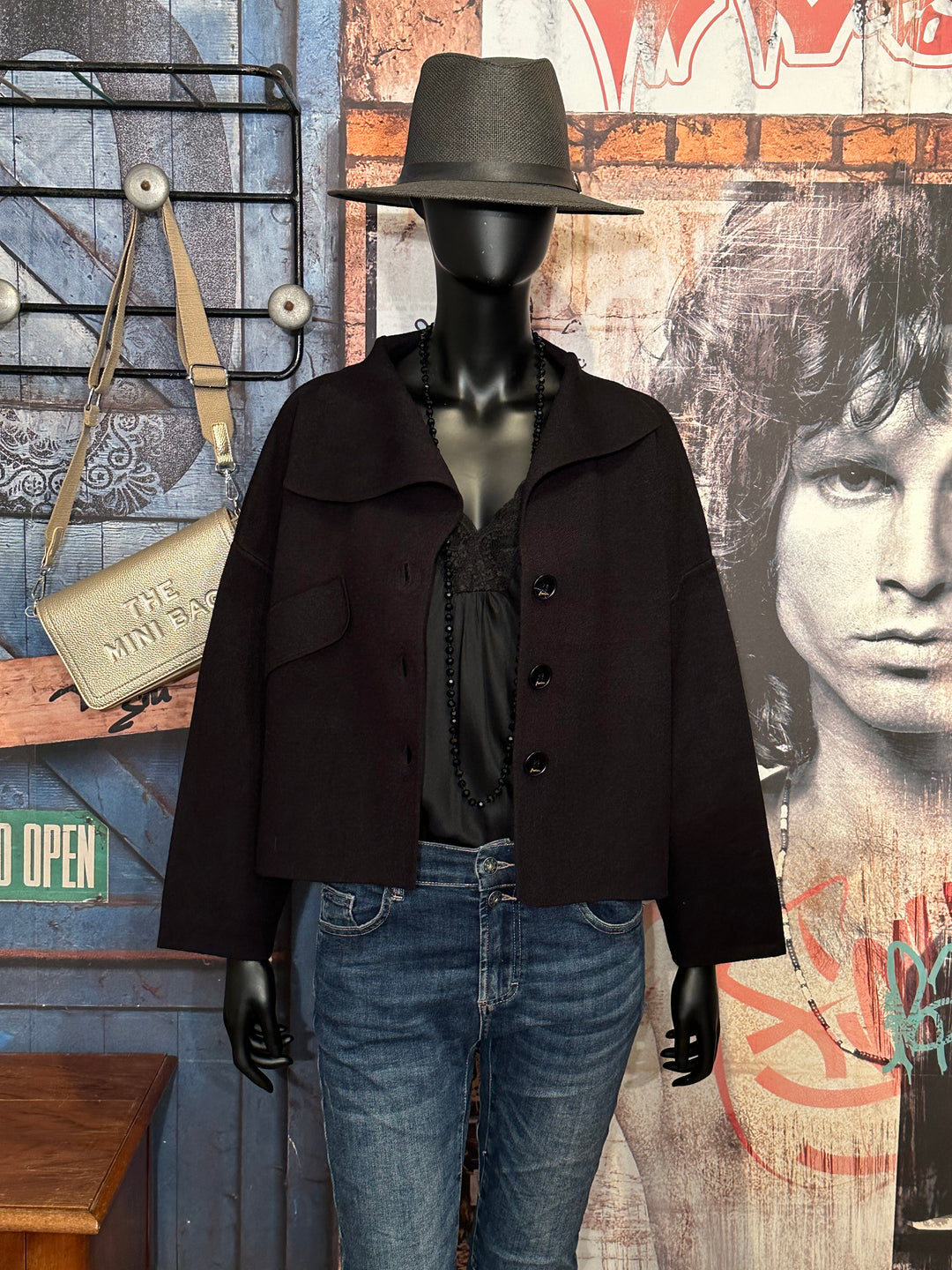 Veste mi-saison courte & oversize (38/42)