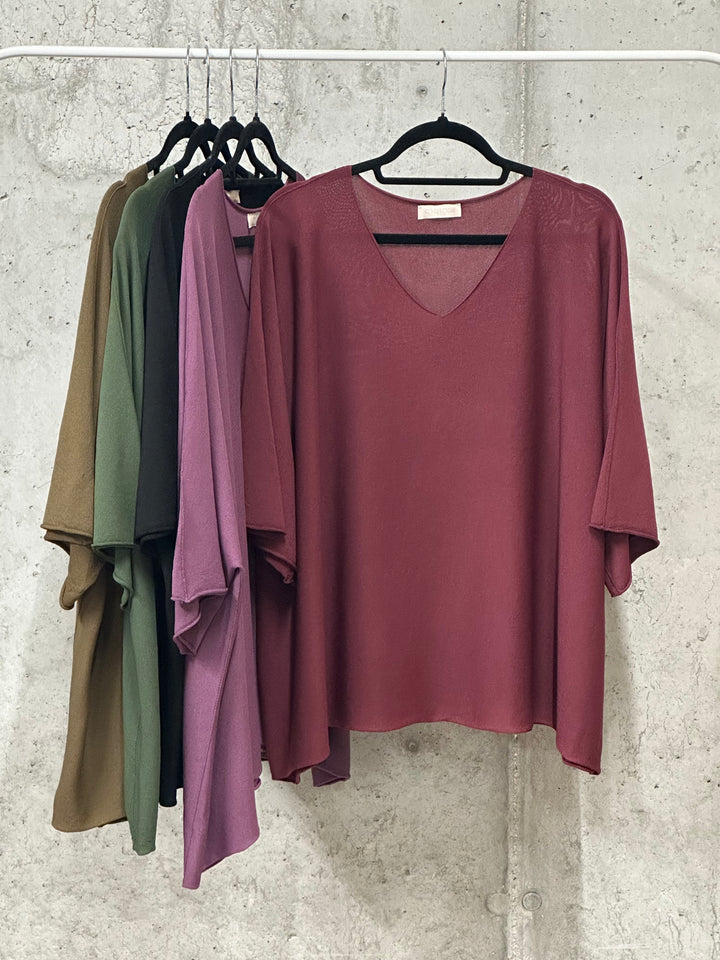 T-shirt ultra fluide "Alice" (42/48) MADE IN ITALY