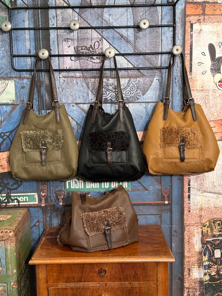 Duo "sacs assortis" en similicuir