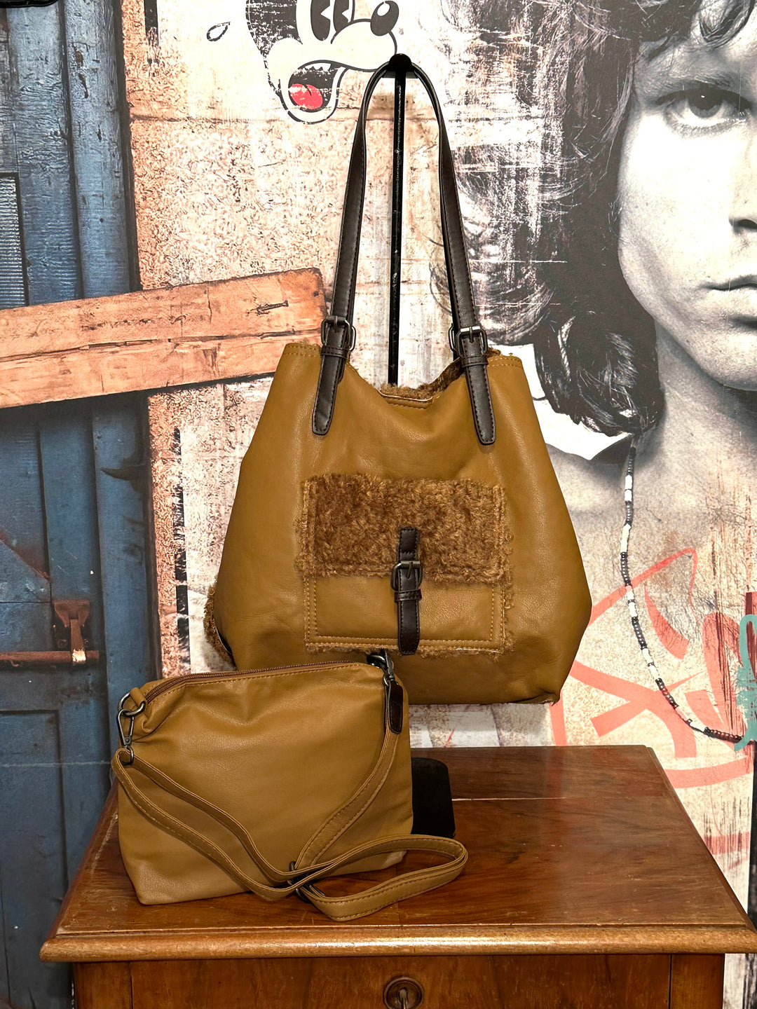 Duo "sacs assortis" en similicuir
